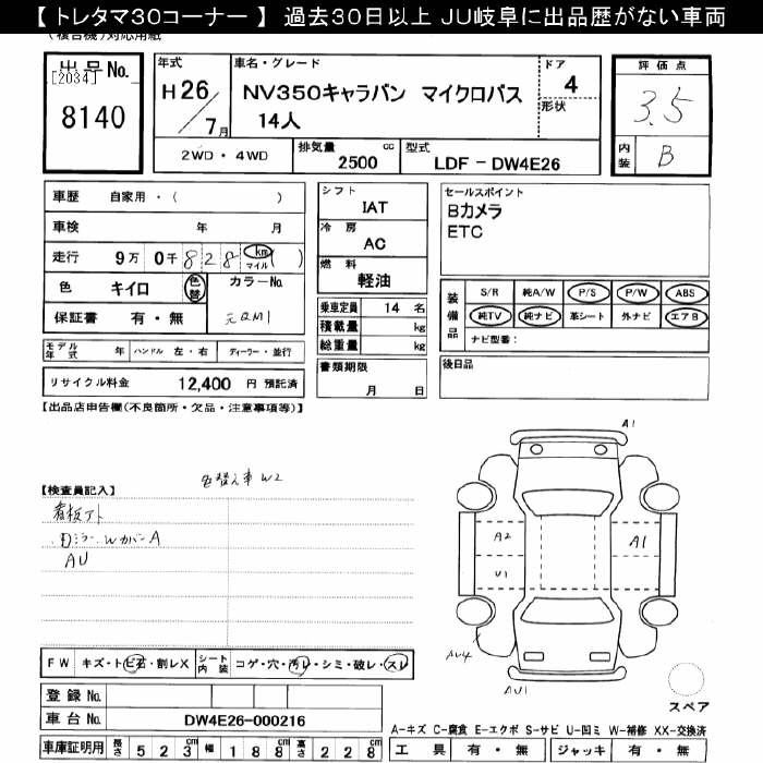 Аукционный лист