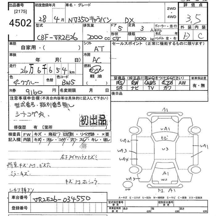 Аукционный лист