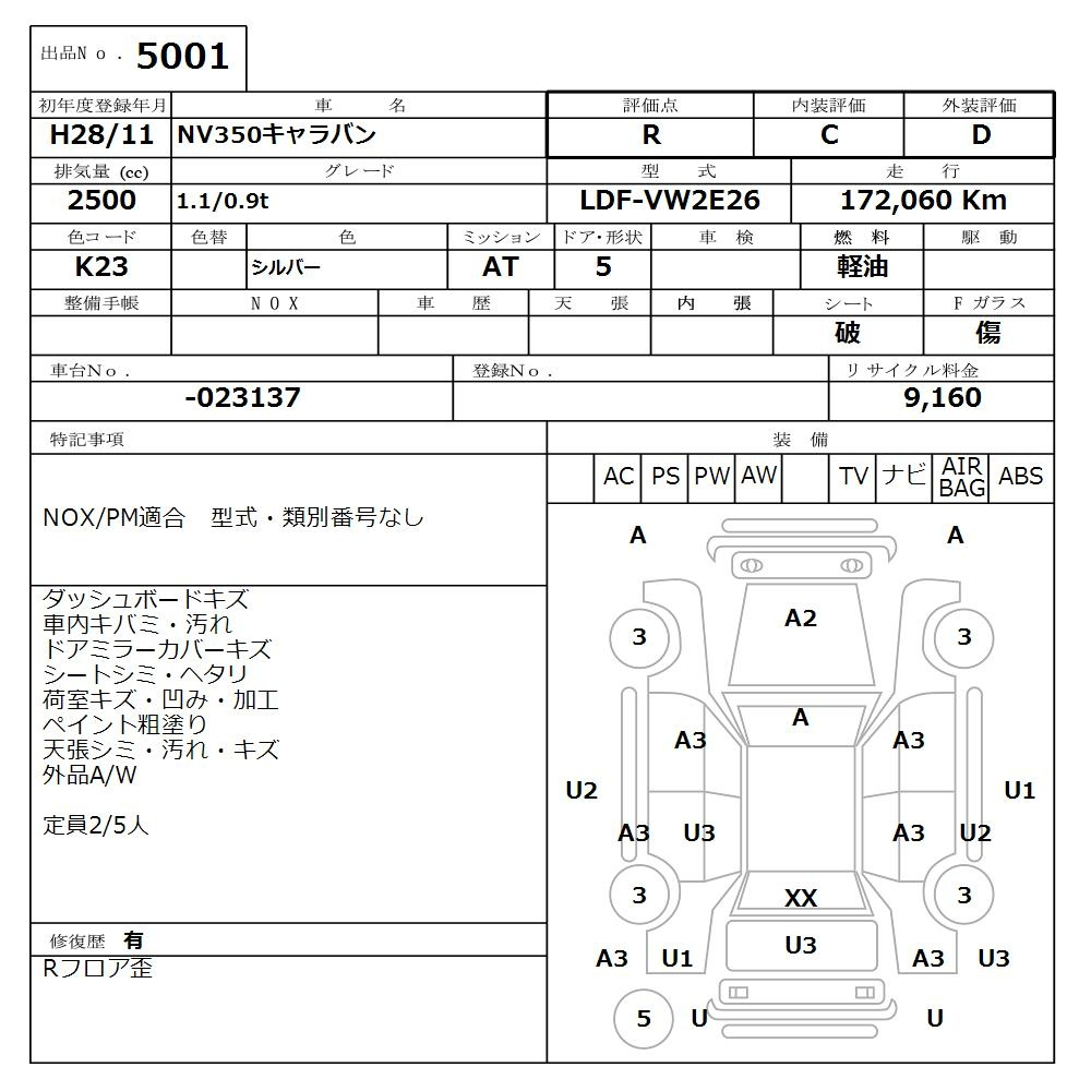 Аукционный лист