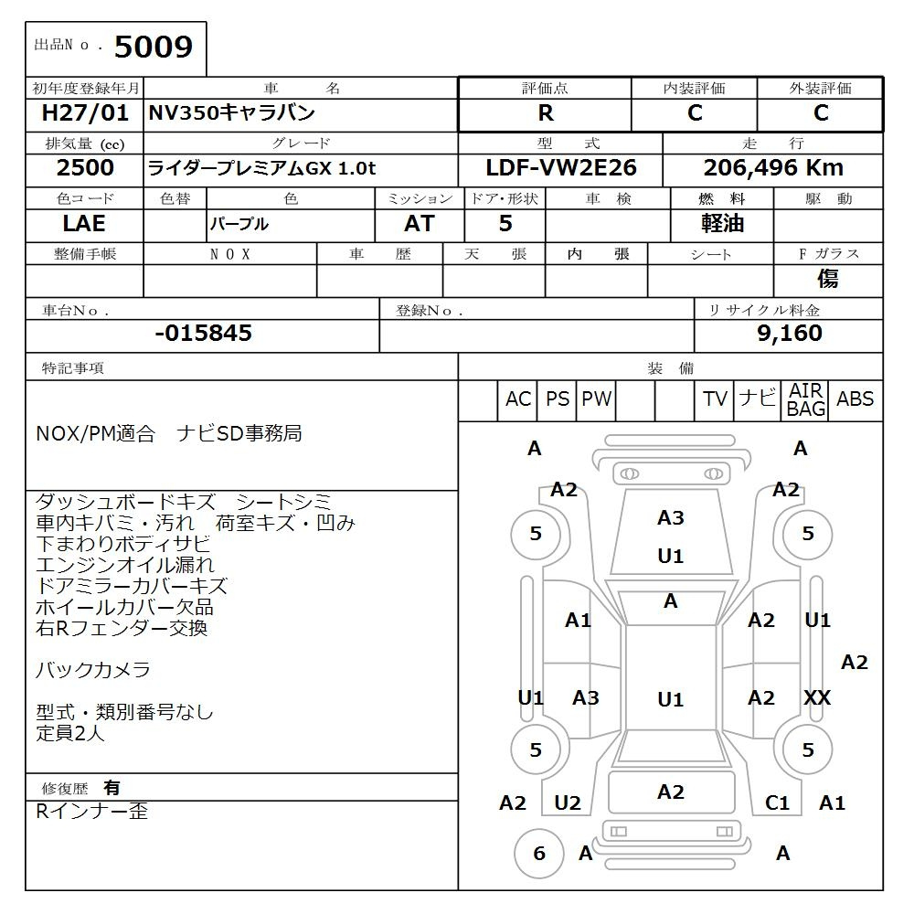 Аукционный лист