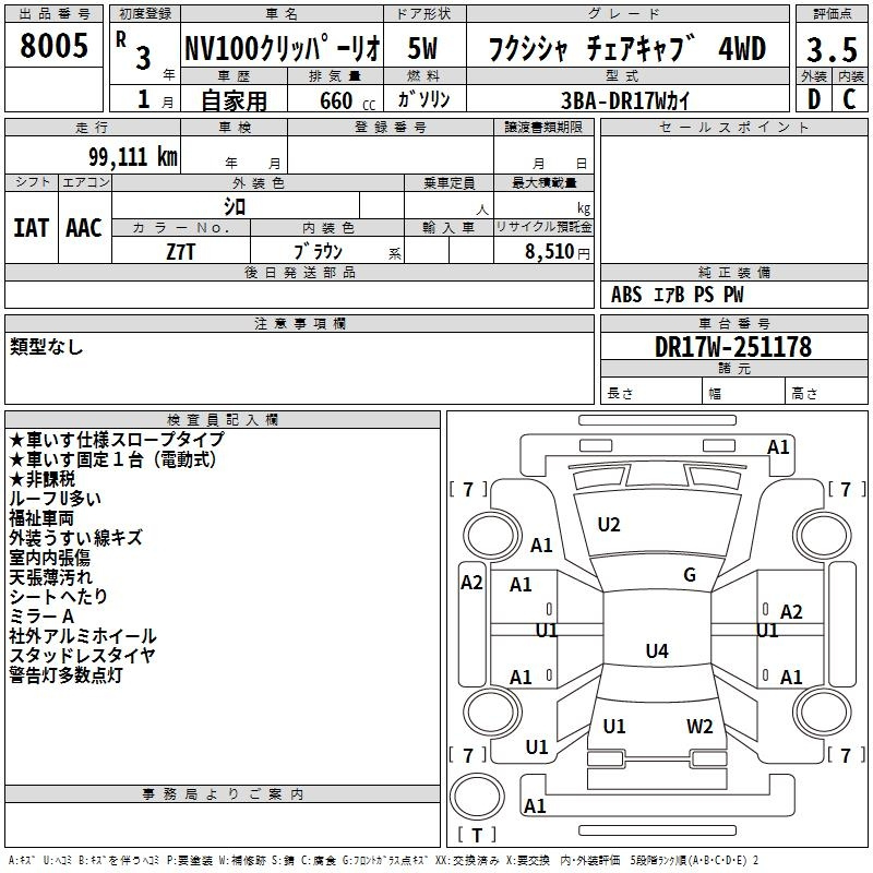 Аукционный лист