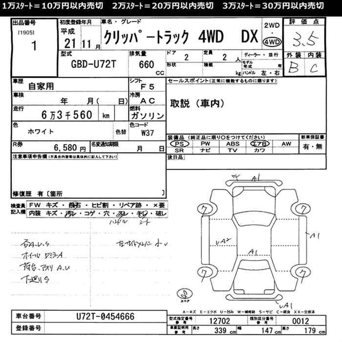 Аукционный лист