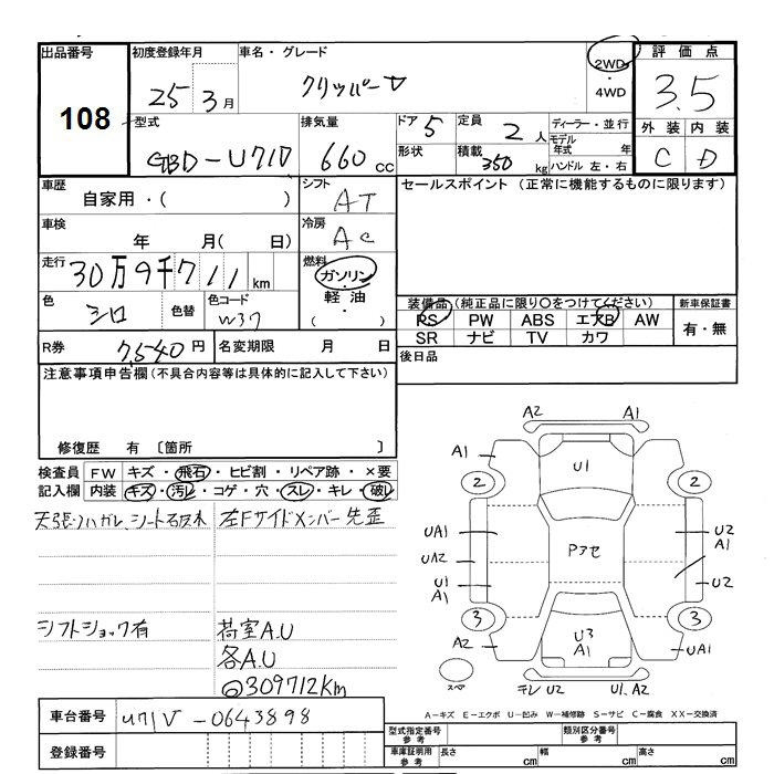 Аукционный лист