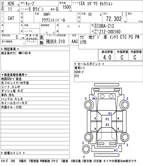 Аукционный лист