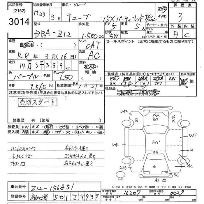 Аукционный лист