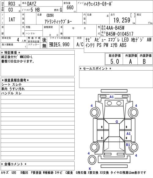 Аукционный лист