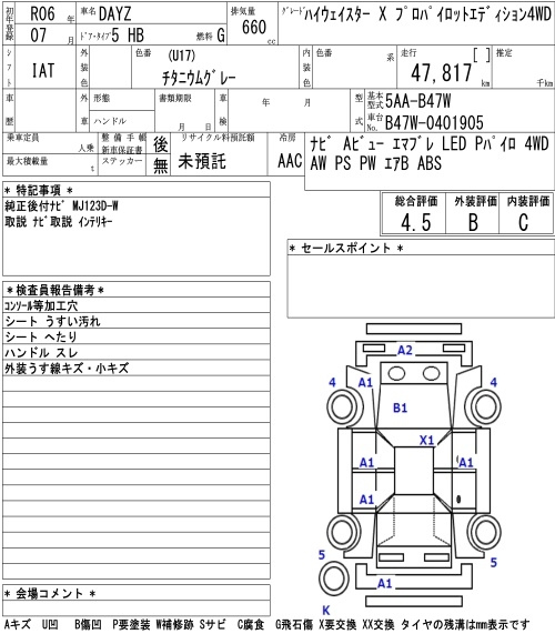 Аукционный лист