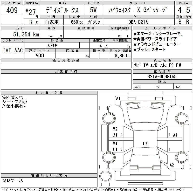 Аукционный лист
