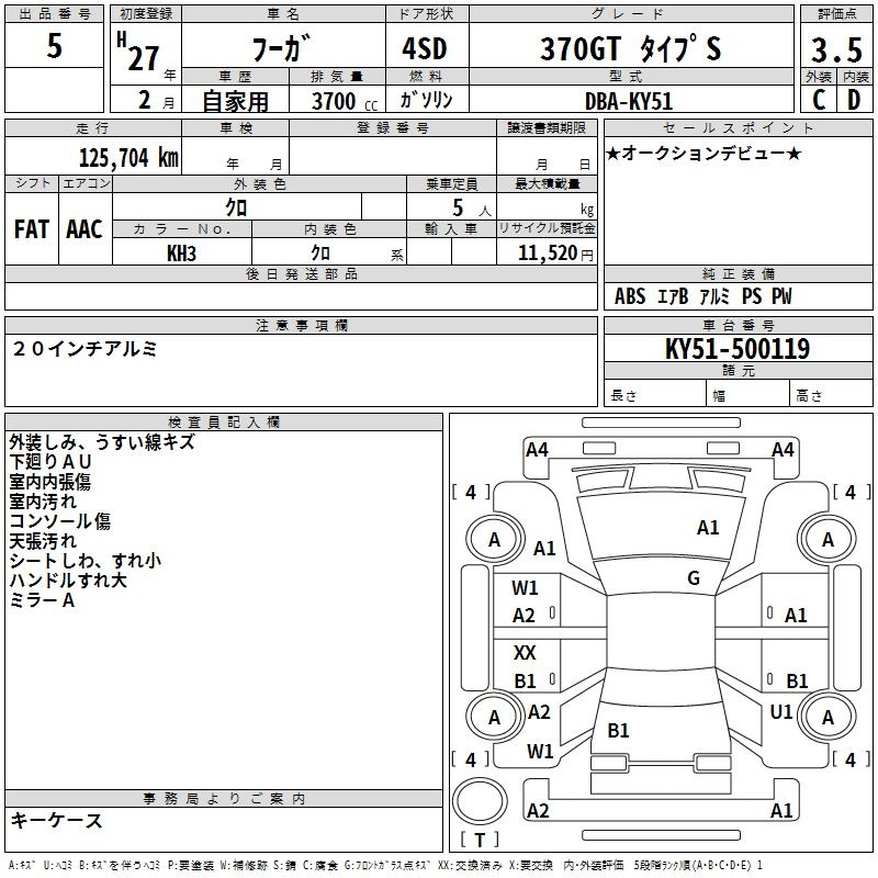 Аукционный лист