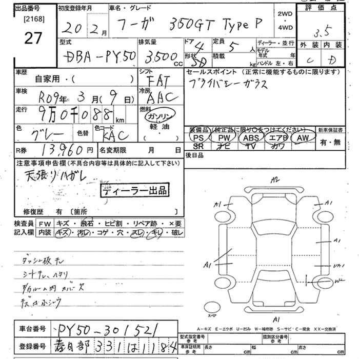 Аукционный лист