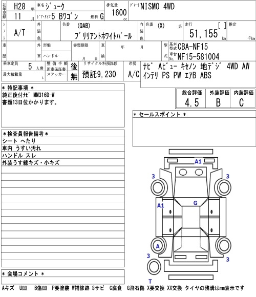 Аукционный лист