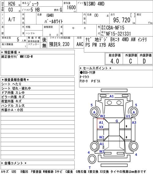 Аукционный лист