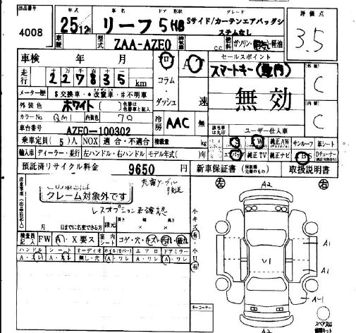 Аукционный лист