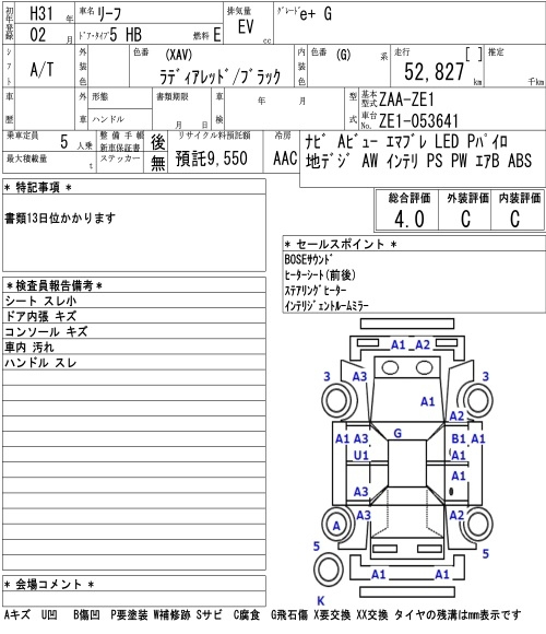 Аукционный лист
