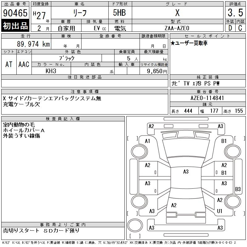 Аукционный лист