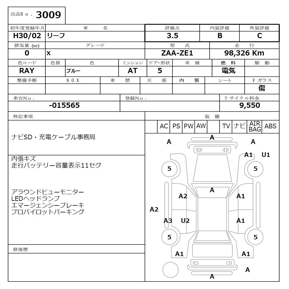 Аукционный лист