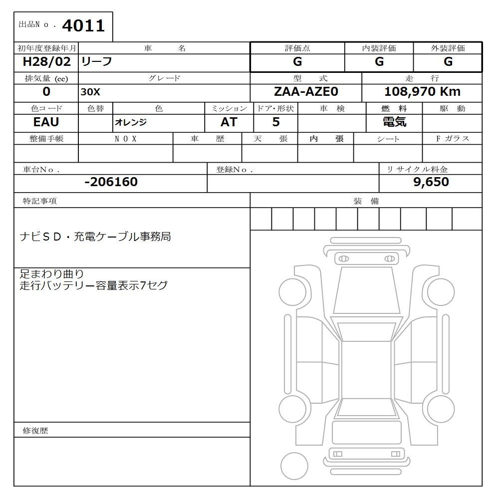 Аукционный лист