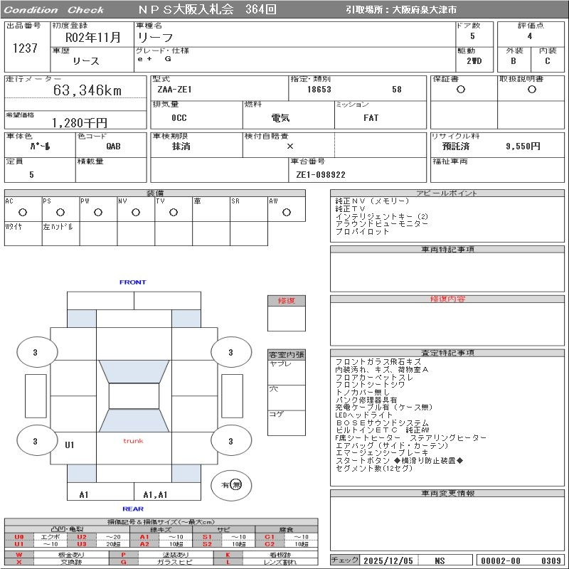 Аукционный лист