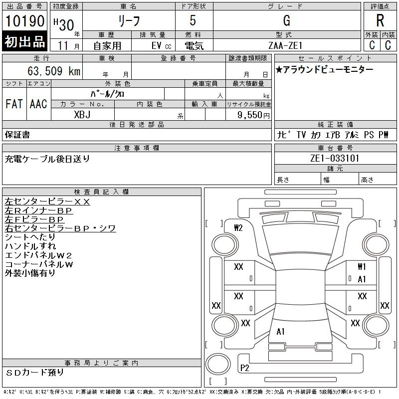Аукционный лист