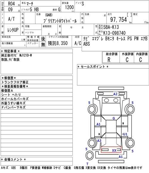 Аукционный лист