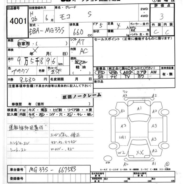 Аукционный лист