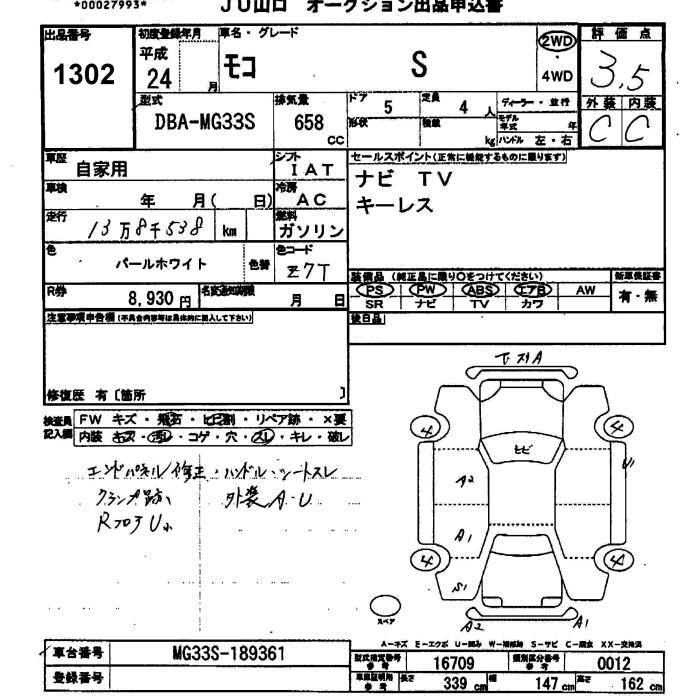 Аукционный лист
