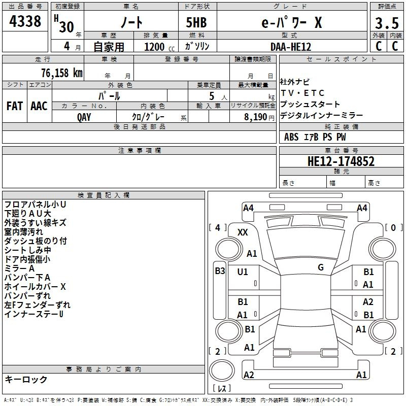 Аукционный лист