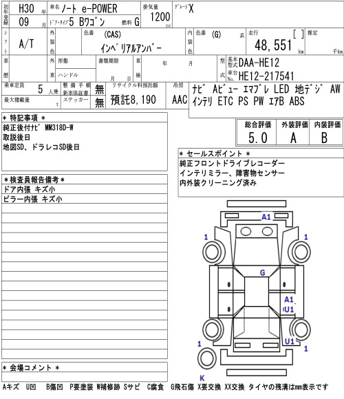 Аукционный лист