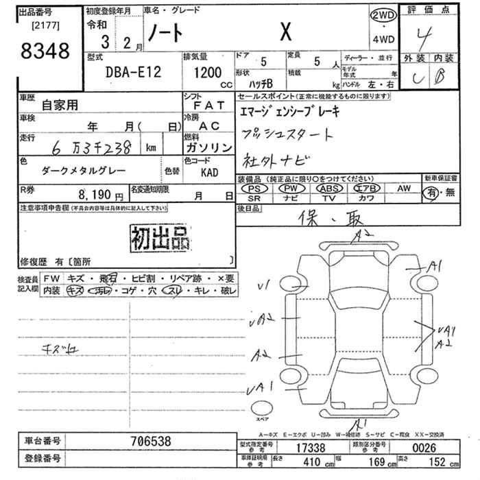 Аукционный лист