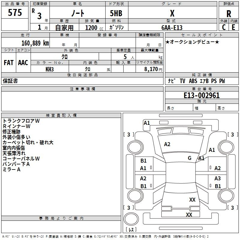 Аукционный лист