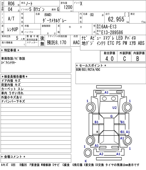 Аукционный лист