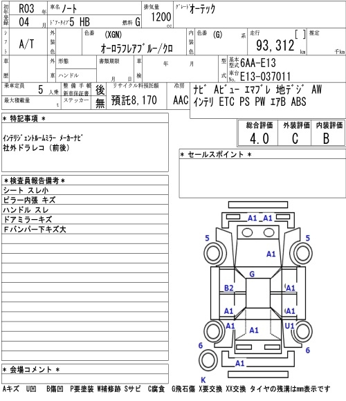 Аукционный лист