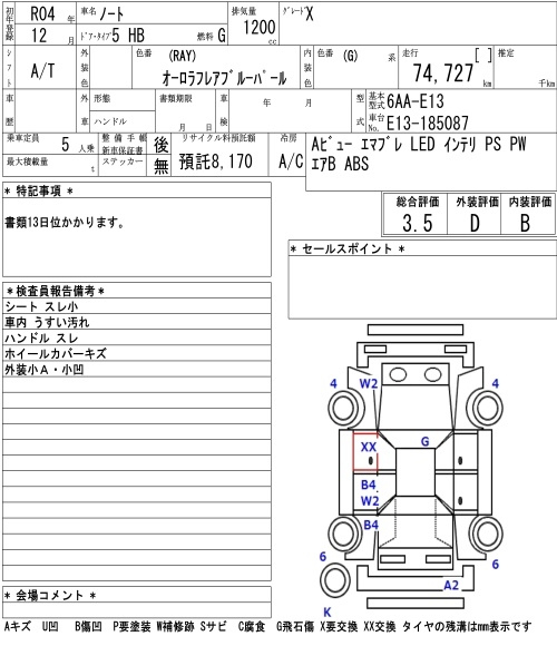 Аукционный лист