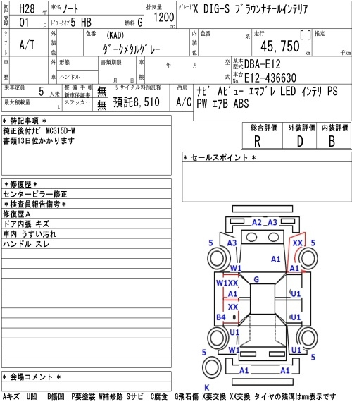 Аукционный лист