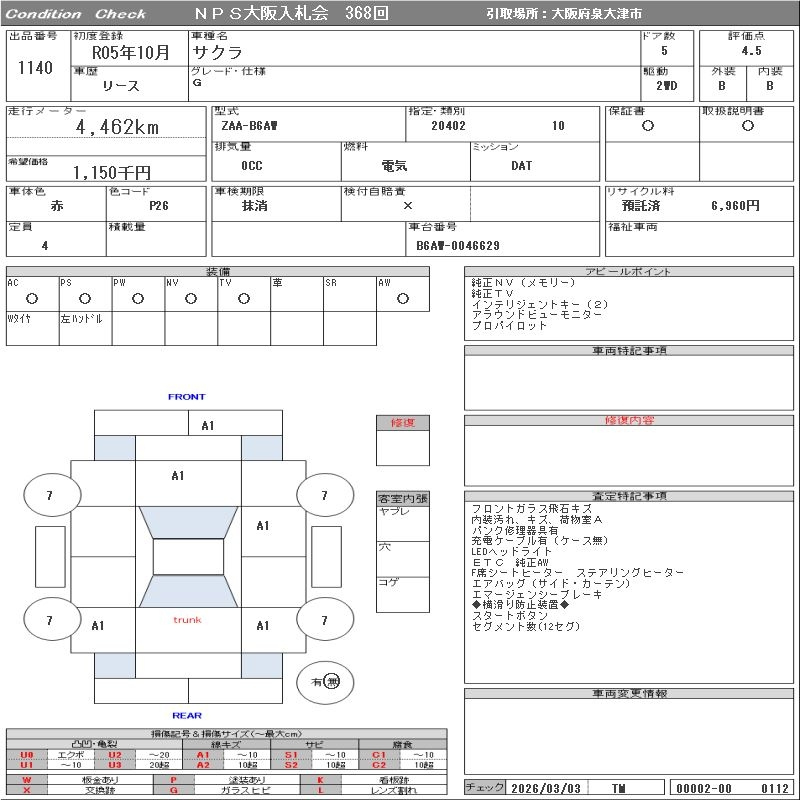 Аукционный лист
