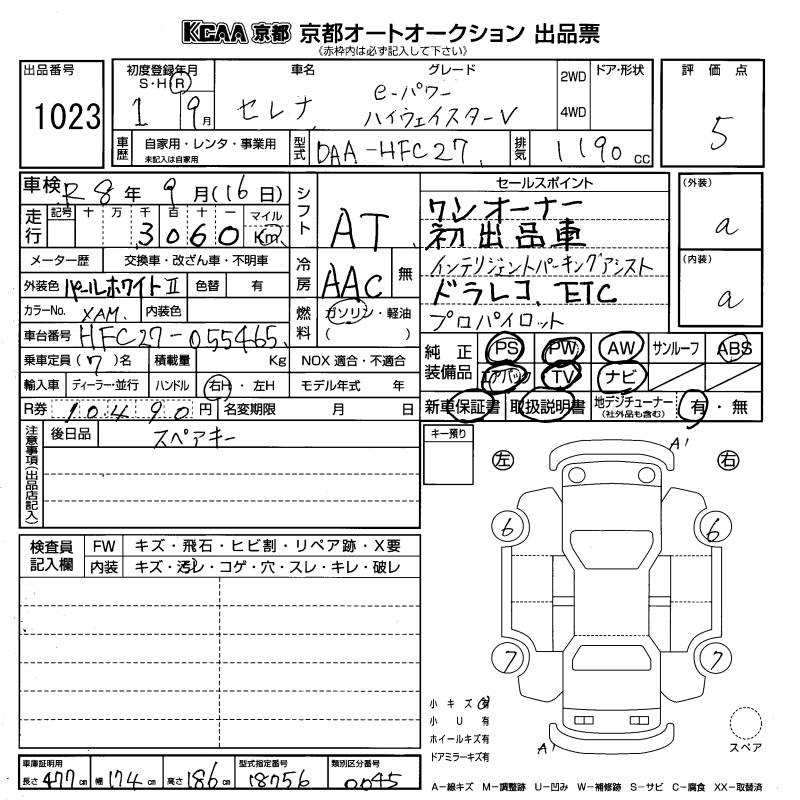 Аукционный лист