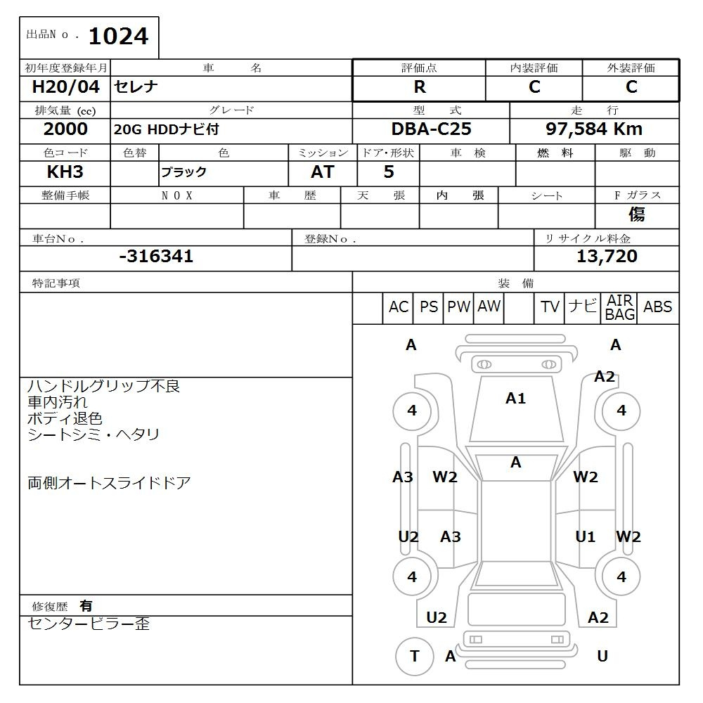 Аукционный лист