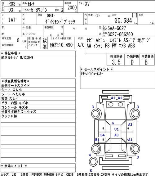 Аукционный лист