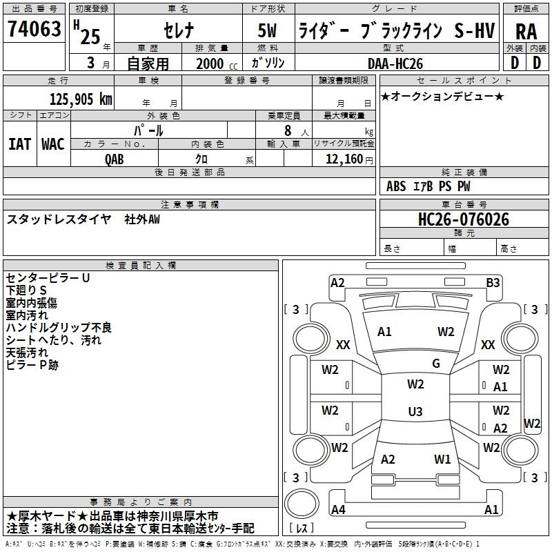 Аукционный лист