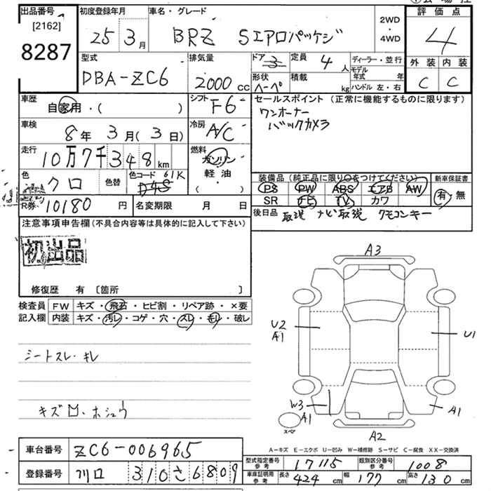 Аукционный лист