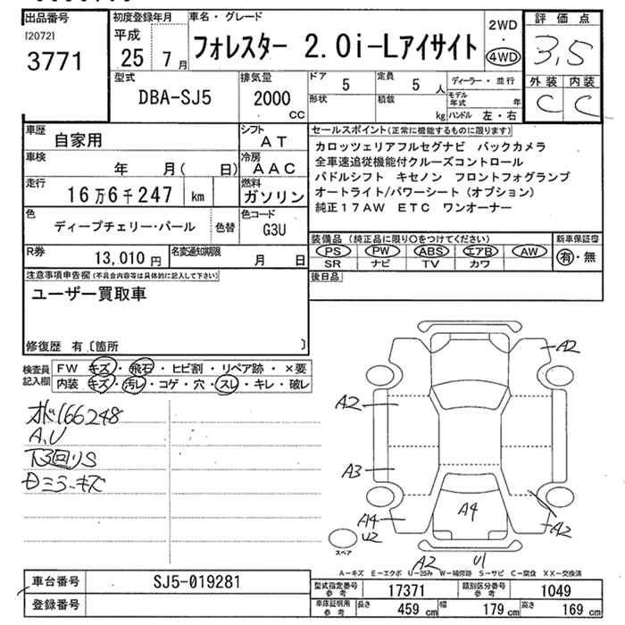 Аукционный лист