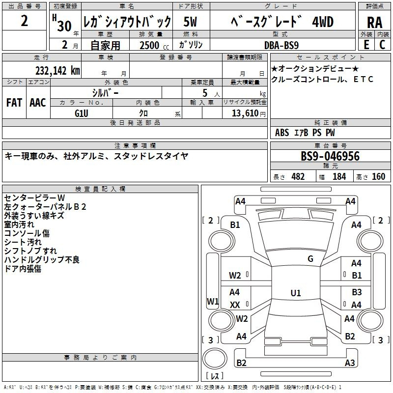 Аукционный лист