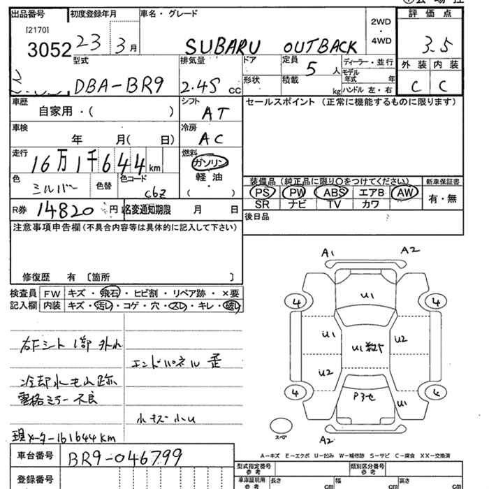 Аукционный лист