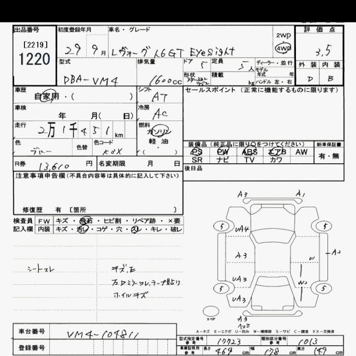 Аукционный лист
