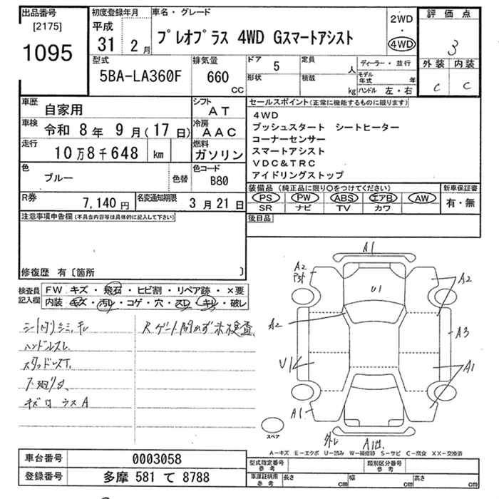 Аукционный лист