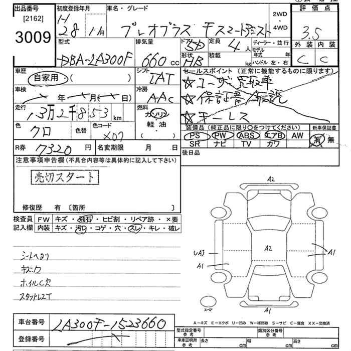 Аукционный лист