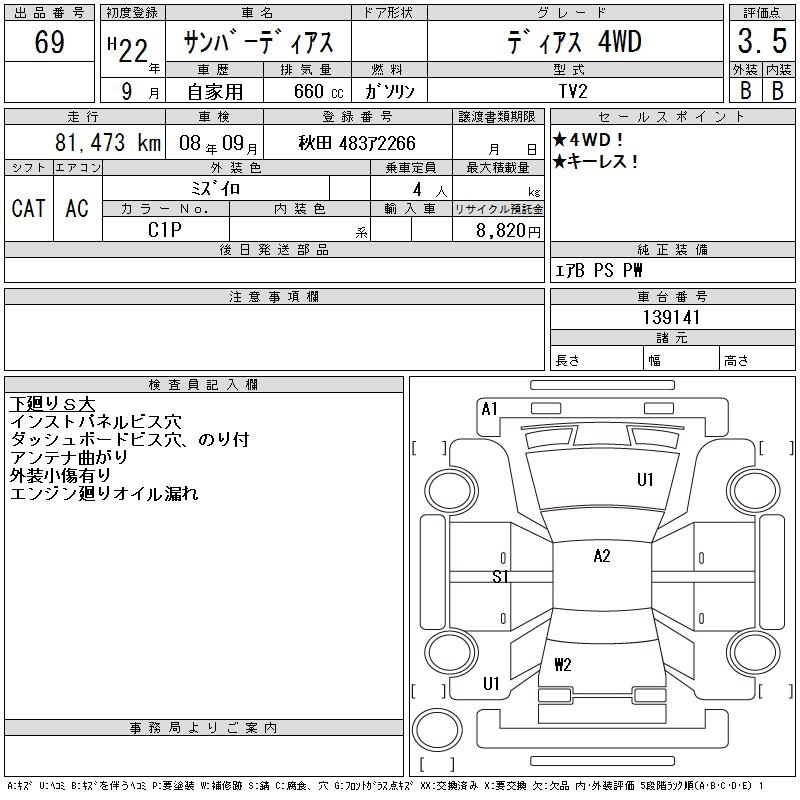 Аукционный лист