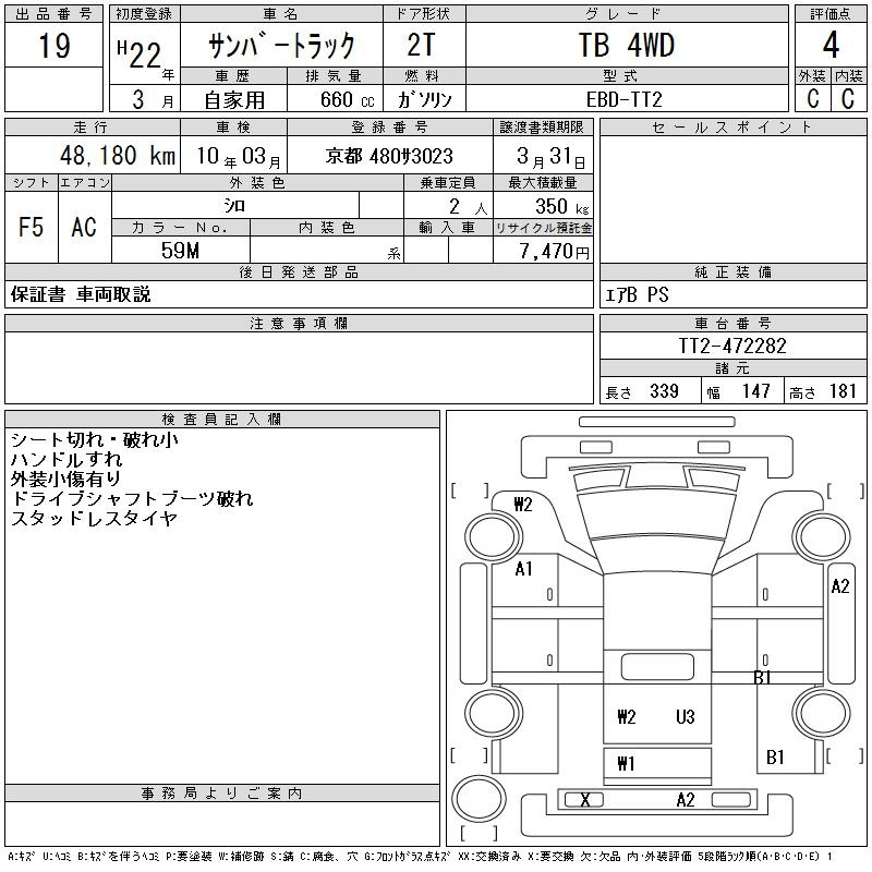 Аукционный лист