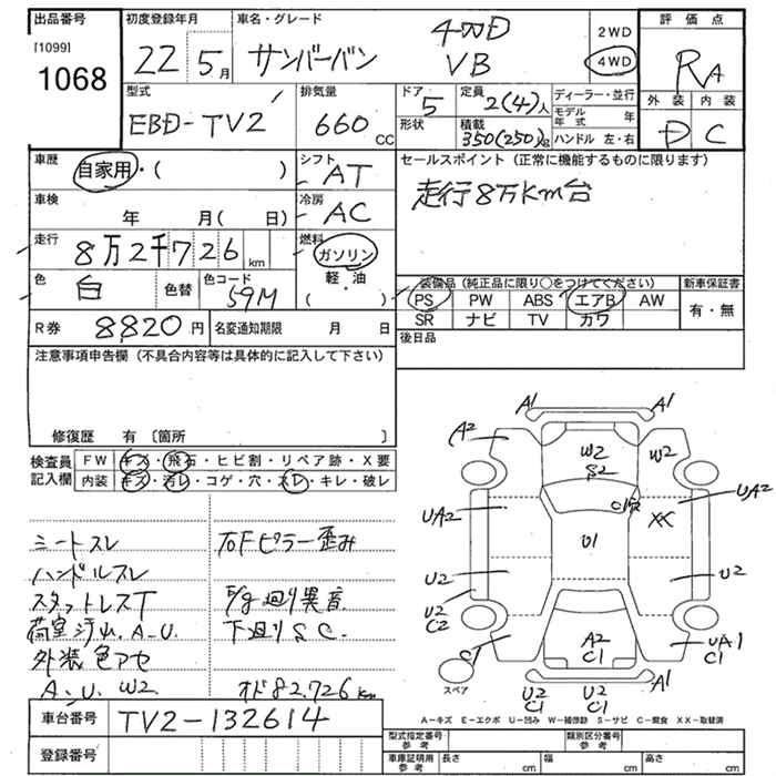 Аукционный лист