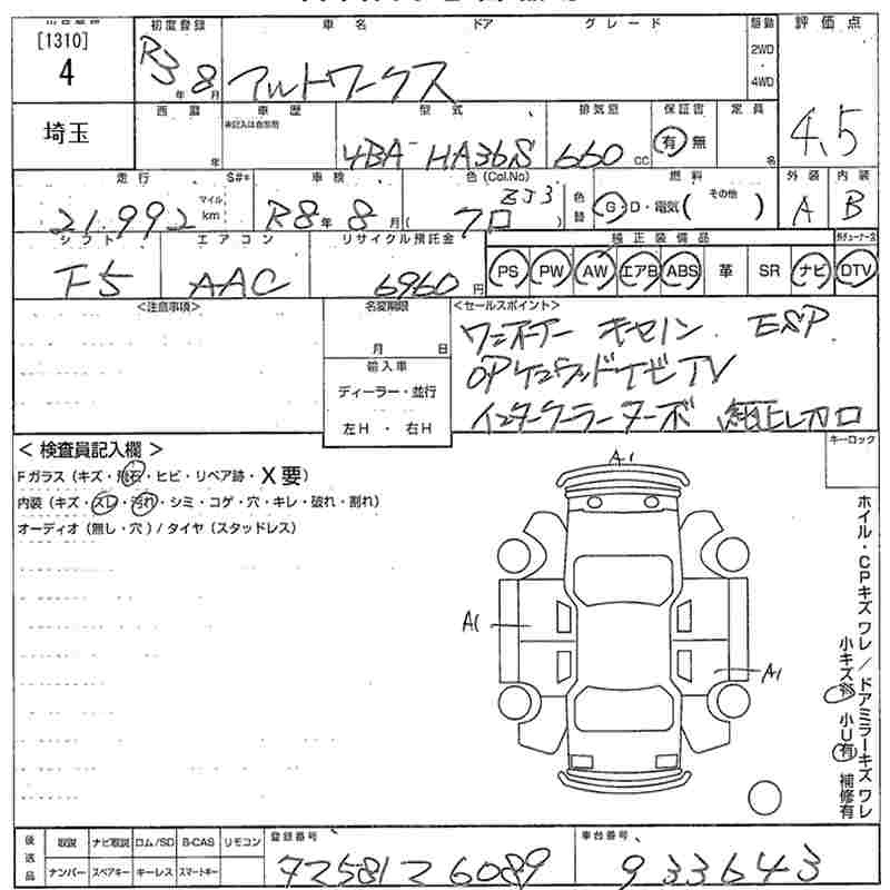 Аукционный лист